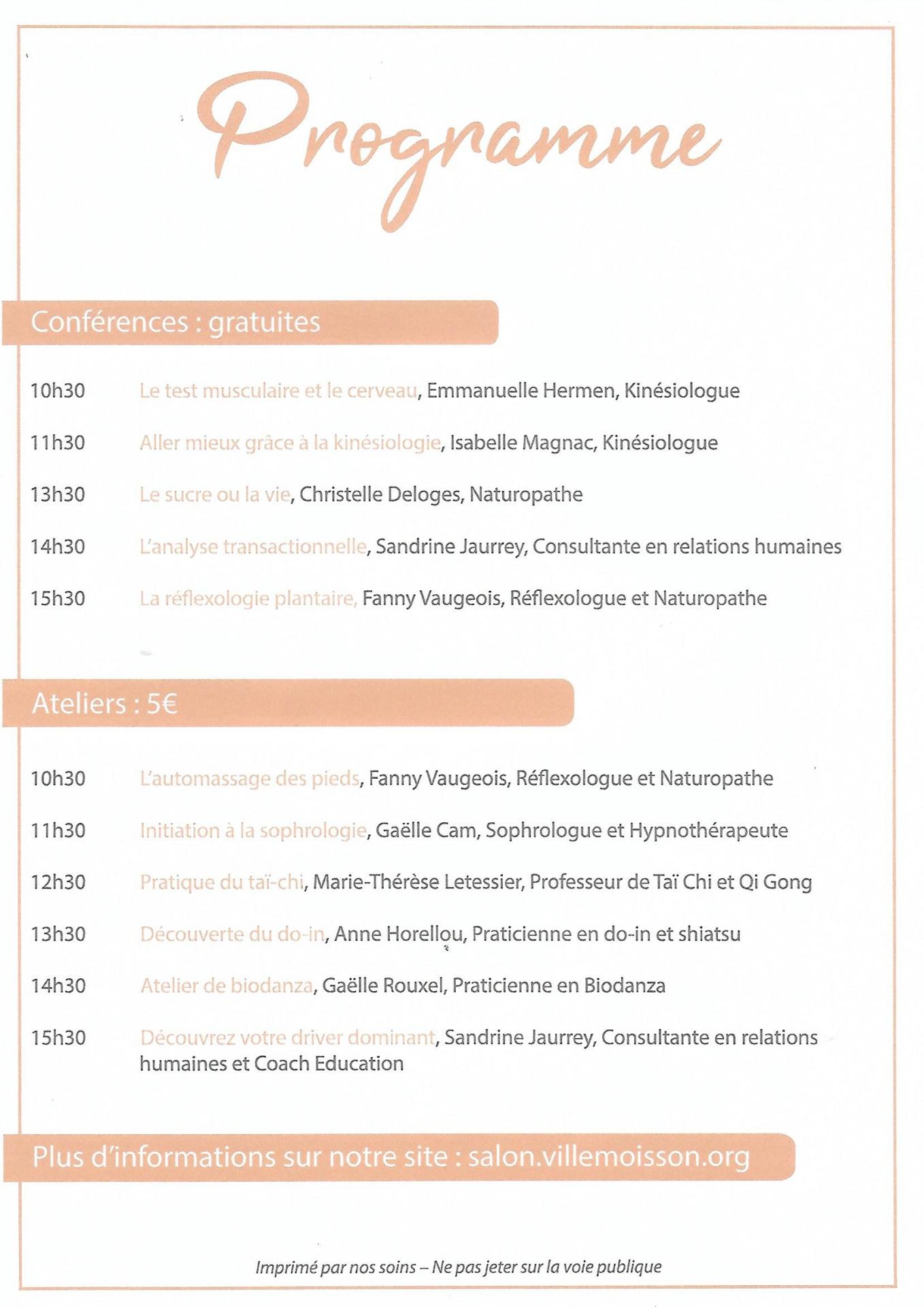Programme 2018